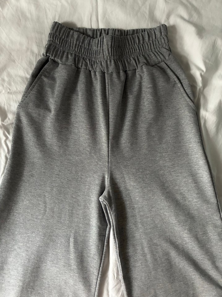 Gri Rahat Kesim Eşofman Altı - Görsel 2