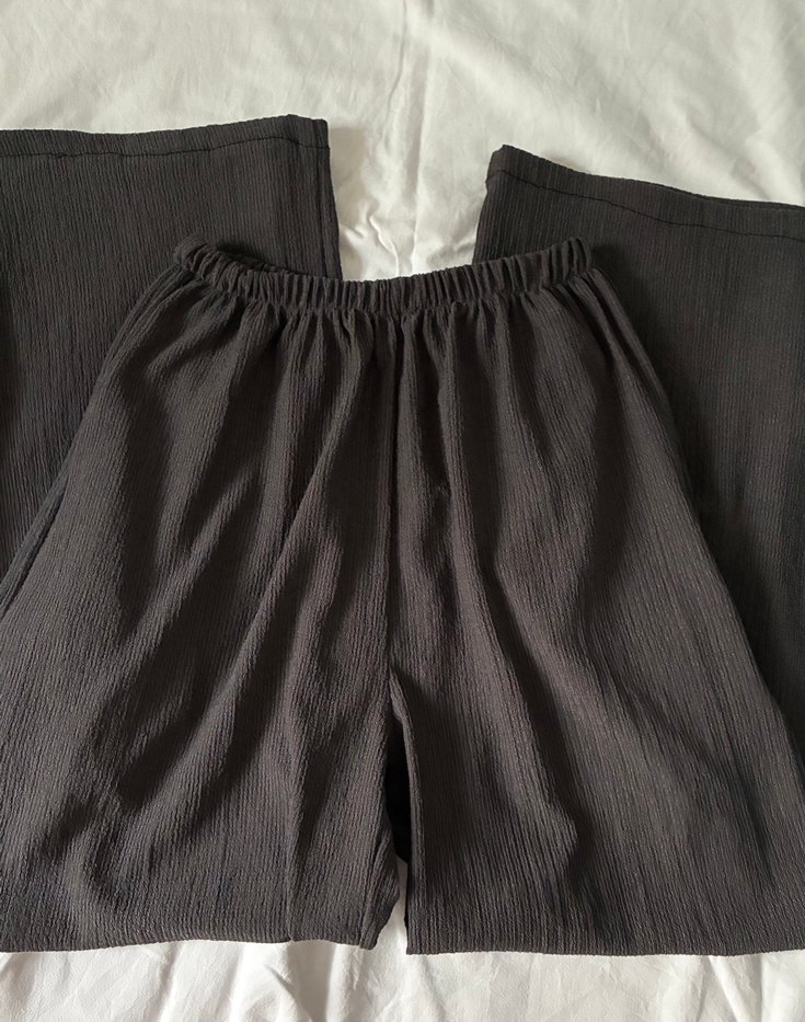 Kadın Bürümcük Kumaş Pantolon - Görsel 2