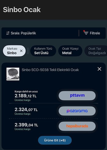SİNBO SCO 5038 ELEKTRİKLİ OCAK - Görsel 4