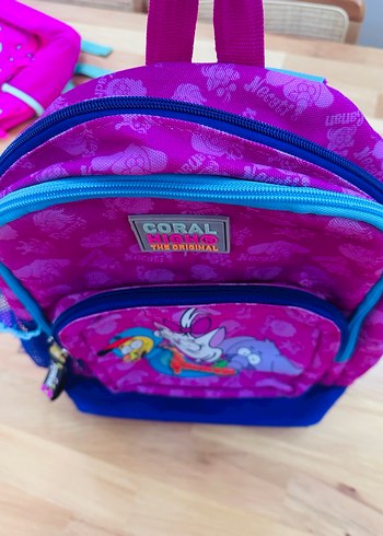 CORAL HİGH ÜÇ GÖZLÜ KIZ ÇOCUK ÇANTASI - Görsel 2