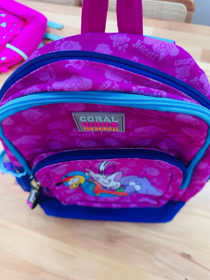CORAL HİGH ÜÇ GÖZLÜ KIZ ÇOCUK ÇANTASI - Görsel 2