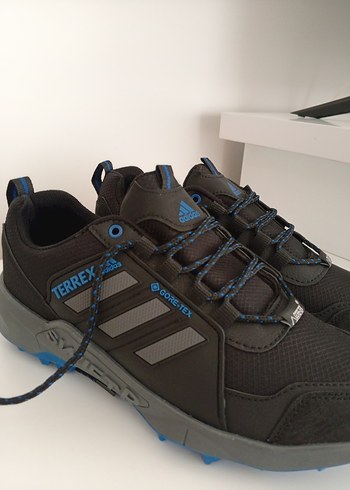 Erkek Lacivert Outdoor Ayakkabı Velcro Kayışlı - Görsel 3