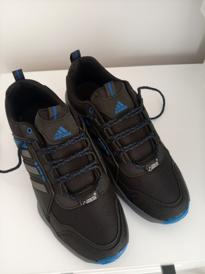 Erkek Lacivert Outdoor Ayakkabı Velcro Kayışlı - Görsel 2