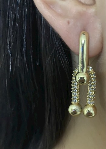 Diğer Trend Tiffany Model Altın Renk Küpe