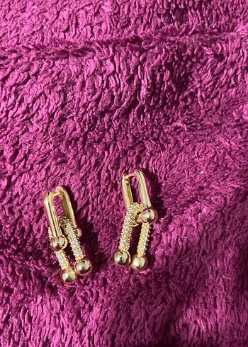 Beden Trend Tiffany Model Altın Renk Küpe
