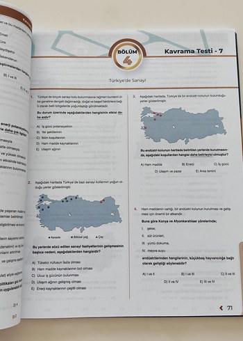  Beden Renk AYT Coğrafya Soru Bankası