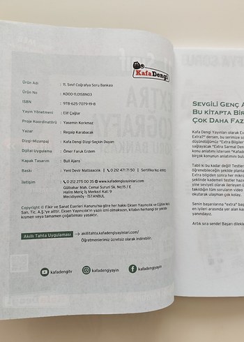  11. sınıf Extra Coğrafya Soru Bankası