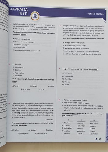  TYT Felsefe Soru Bankası