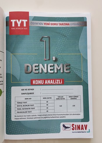  TYT 5 Deneme