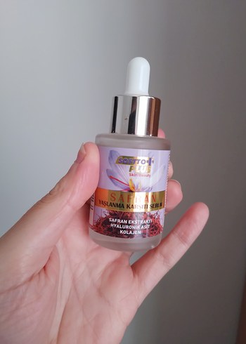 Safran Özlü Yaşlanma Karşıtı Serum