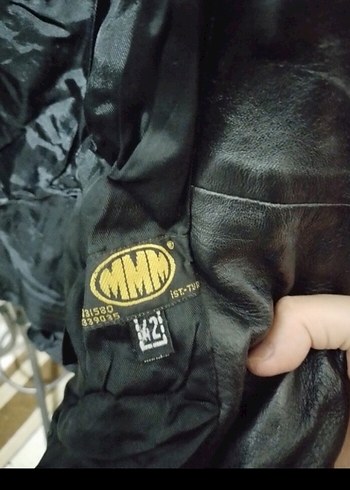 42 Beden Siyah suni Deri unisex Ceket