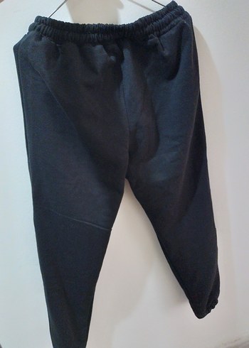 Siyah Fermuarlı Erkek Eşofman Altı - Görsel 5