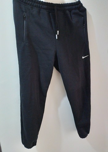 Siyah Fermuarlı Erkek Eşofman Altı - Görsel 2