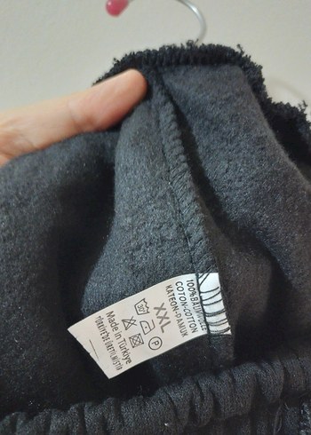 Siyah Fermuarlı Erkek Eşofman Altı - Görsel 4