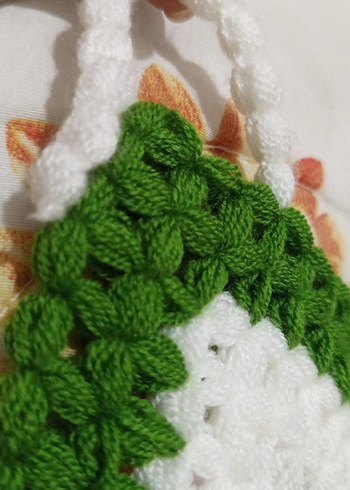 El Yapımı Yeşil Banyo Süngeri - Görsel 3