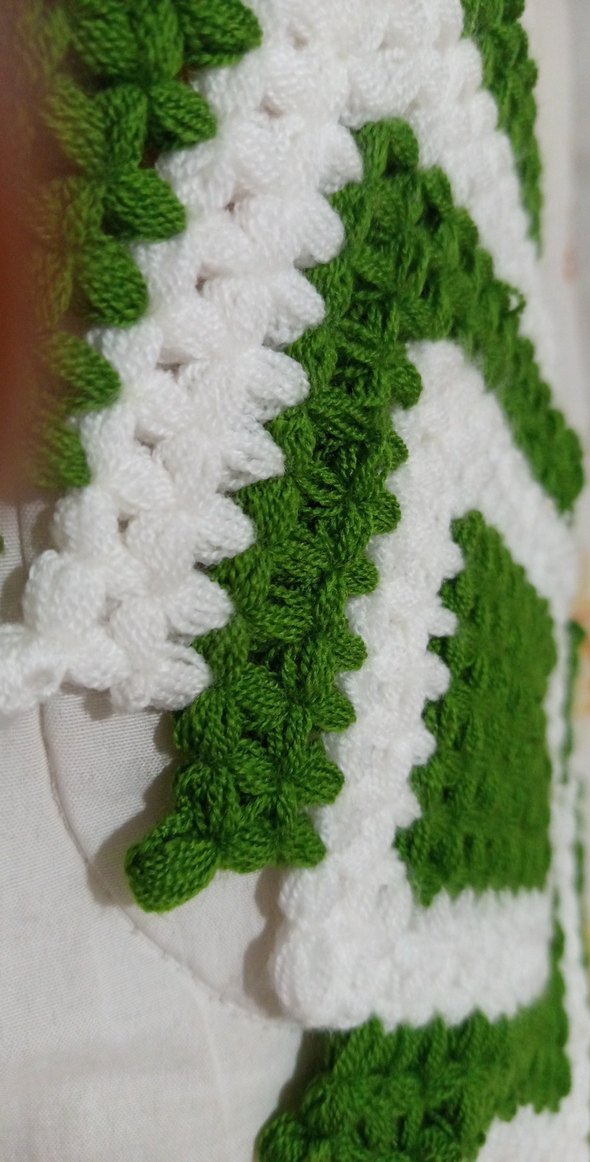 El Yapımı Yeşil Banyo Süngeri - Görsel 2