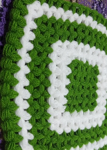 Renkli El Örgüsü Banyo Süngeri - Görsel 2