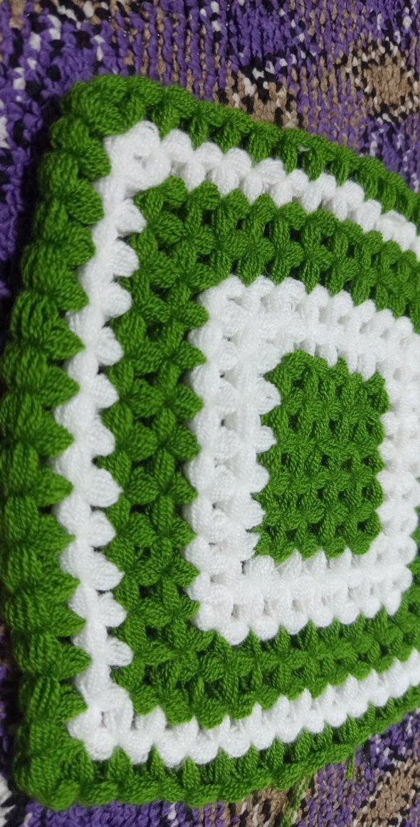 Renkli El Örgüsü Banyo Süngeri - Görsel 2