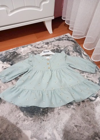 6-9 Ay Beden Lc Waikiki Kız Bebek Elbise