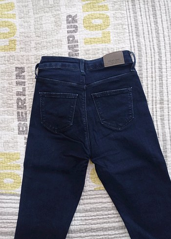 diğer Beden lacivert Renk Lacivert Denim Pantolon
