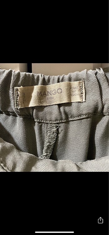 7 Yaş Beden haki Renk Mango jogger pantalon