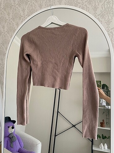 m Beden Zara crop kazak