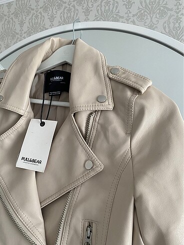 s Beden Pull bear crop deri ceket