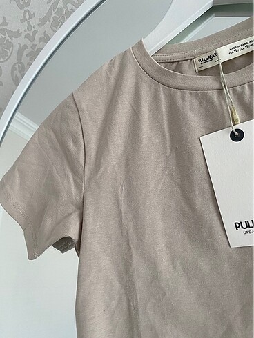 Pull and Bear Pull bear crop tişört