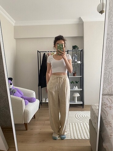 s Beden ten rengi Renk Zara keten pantolon