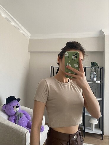Pull and Bear Pull bear crop tişört