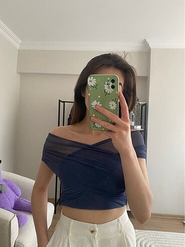 s Beden Pull bear tül bluz
