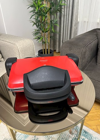 Kırmızı Elektrikli Tost Makinesi arzum sultane