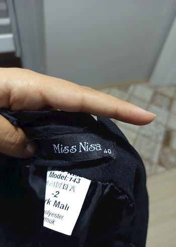 40 Beden Siyah Dökümlü Kadın Kumaş Pantolon