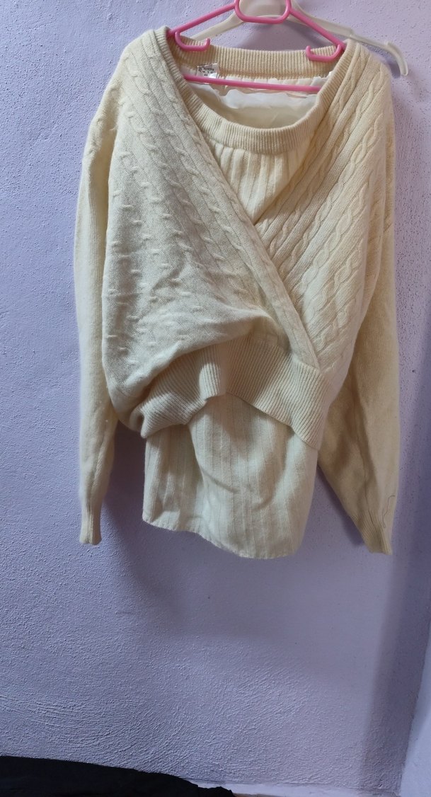 Bej Midi Hamile Keten Etek - Görsel 3