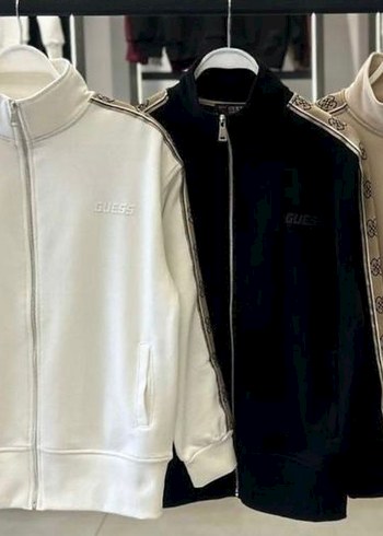 Guess Nakışlı Fermuarlı Ceket