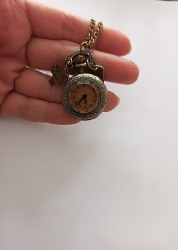 bakır Renkli Vintage bayan kolye