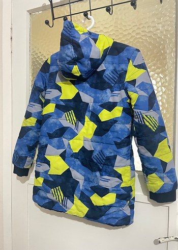 ÇİFT TARAFLI Kapüşonlu Fermuarlı Erkek Çocuk montu - Görsel 2