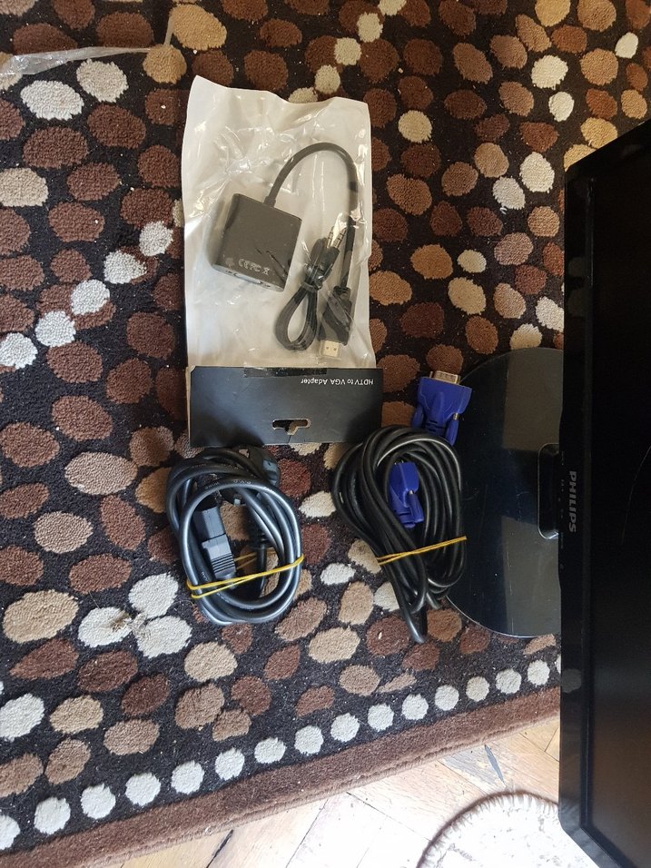 19 inç tv monitör kabloları mevcut tv ye dönüştürücü kablo var - Görsel 2