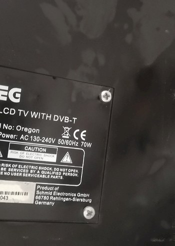 Seg marka 19 inc TV monitör hdmili saglam - Görsel 6