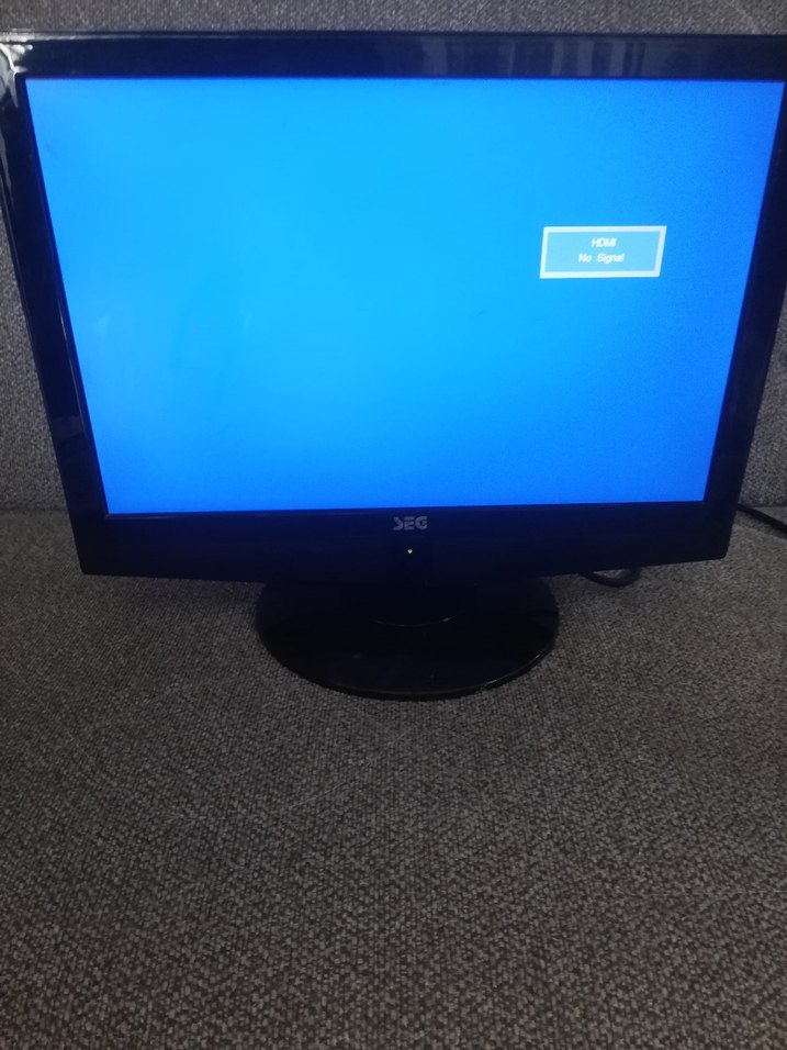 Seg marka 19 inc TV monitör hdmili saglam - Görsel 2