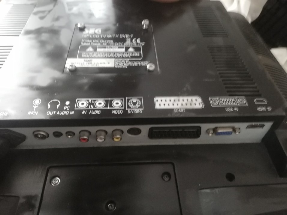 Seg marka 19 inc TV monitör hdmili saglam - Görsel 5