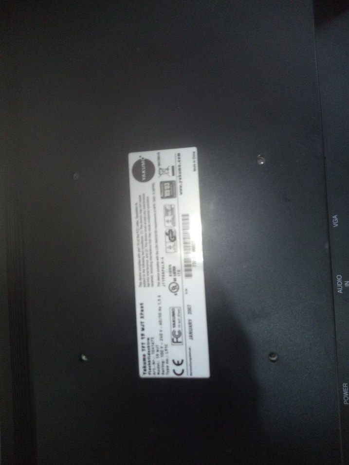 Beyaz Ekranlı Bilgisayar Monitörü hoparlör lu 19 inç sağlam - Görsel 3