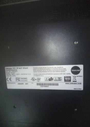 19 inç monitor TV sağlam - Görsel 3