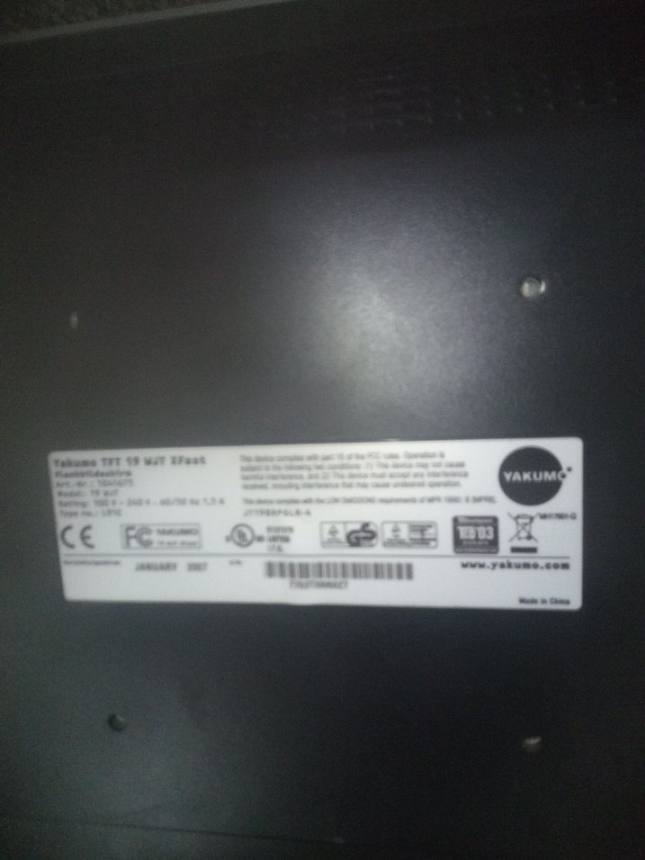 19 inç monitor TV sağlam - Görsel 3