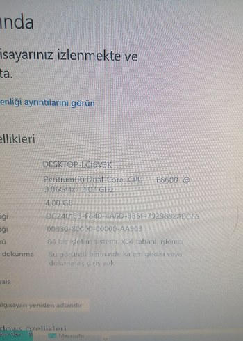 Gri Masaüstü Bilgisayar Seti - Görsel 3