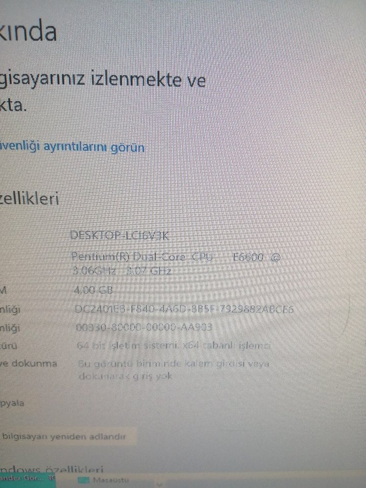 Gri Masaüstü Bilgisayar Seti - Görsel 3