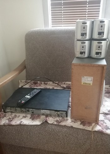 Gri Samsung Müzik Sistemi ve Hoparlörleri - Görsel 2