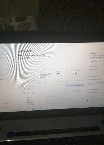 Gri Casper Laptop - Görsel 4