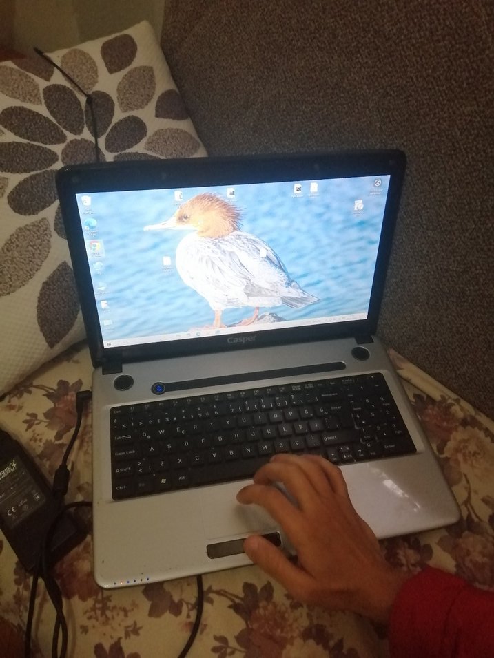 Gri Casper Laptop - Görsel 5