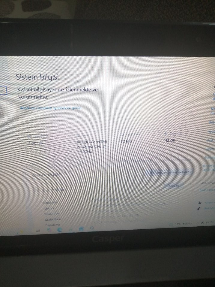 Gri Casper Laptop - Görsel 3